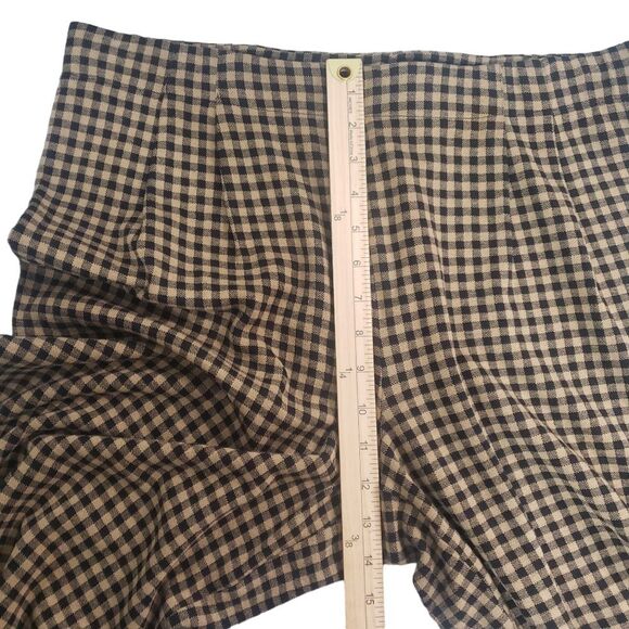 J. Jill Relaxed Ponte Full Leg Cropped Pants Size Large Brown and Black - Picture 4 of 9